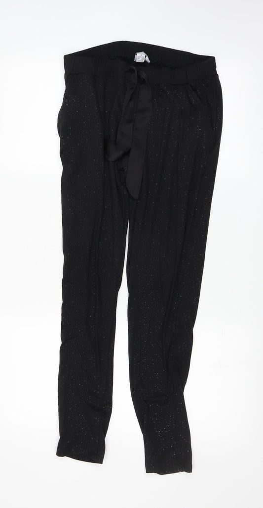 Love To Lounge Womens Black   Trousers  Size S L25 in