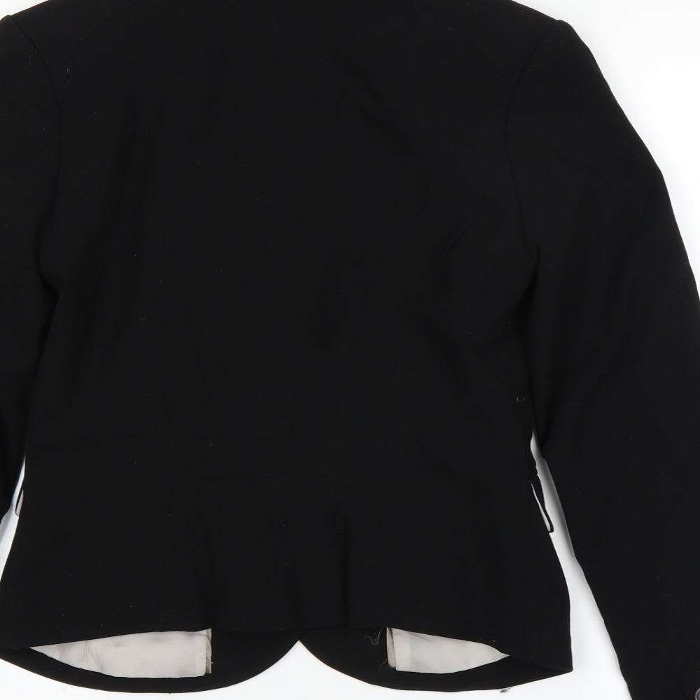 Womens UK Size 8 H&M Black Jacket