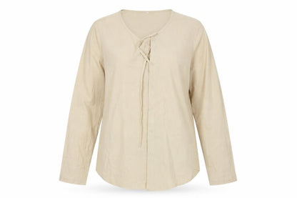 Womens UK Size M Preworn White Basic Button-Up