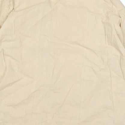 Womens UK Size M Preworn White Basic Button-Up