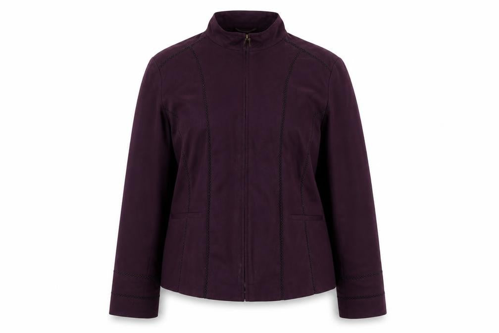 Womens UK Size 16 M&Co Purple Jacket