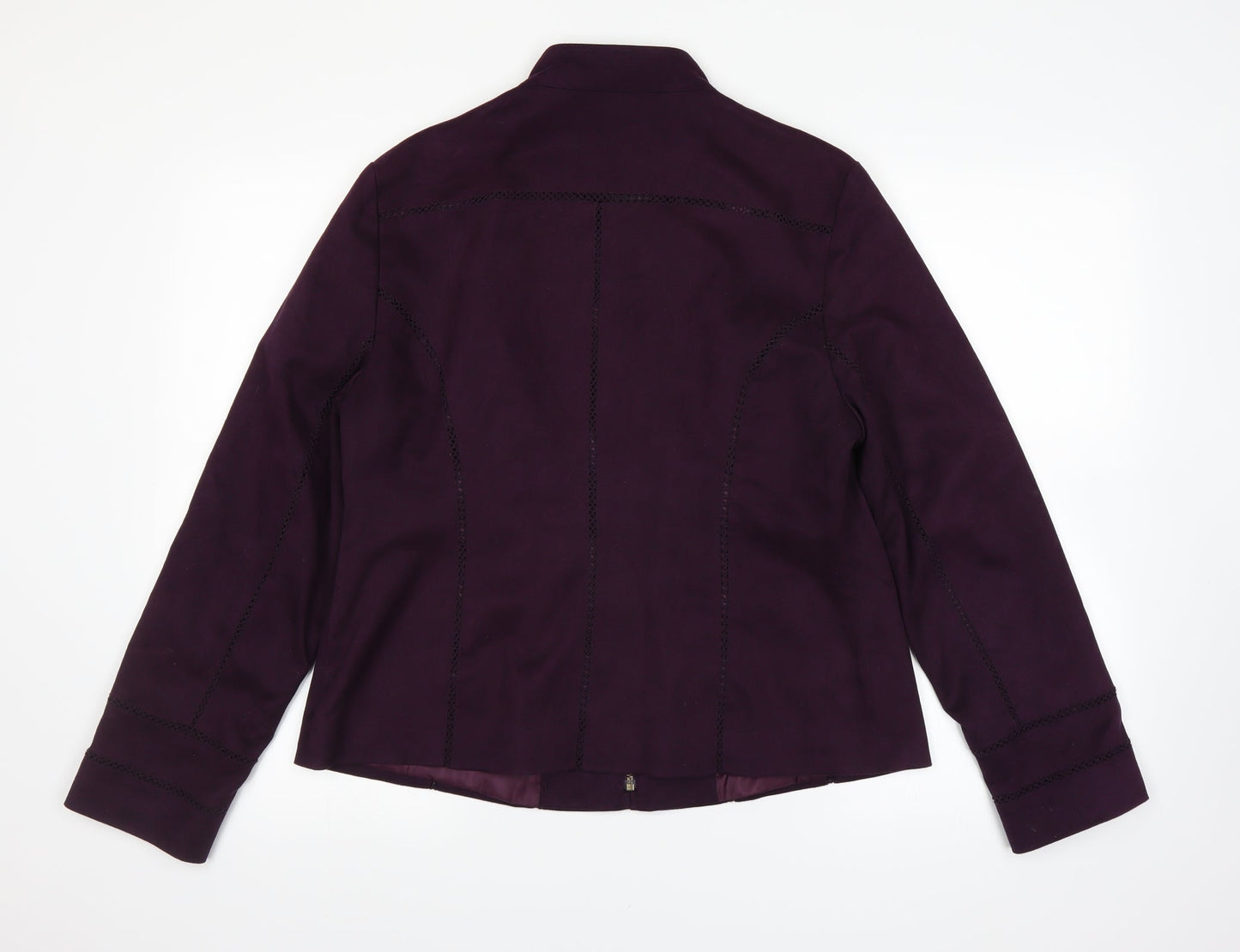 Womens UK Size 16 M&Co Purple Jacket