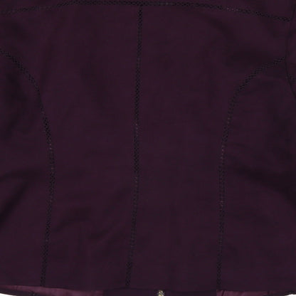 Womens UK Size 16 M&Co Purple Jacket