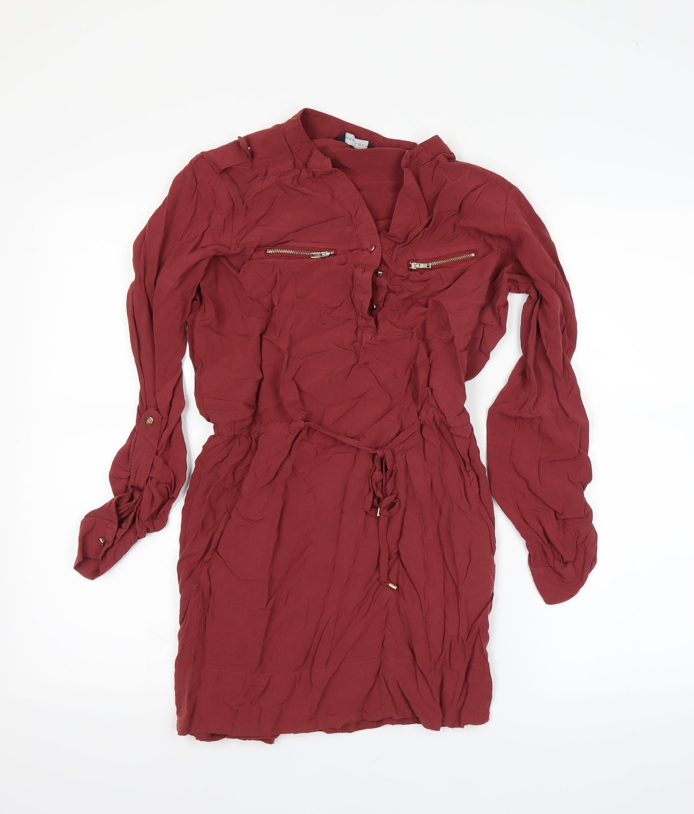New Look Womens Red   A-Line  Size 8