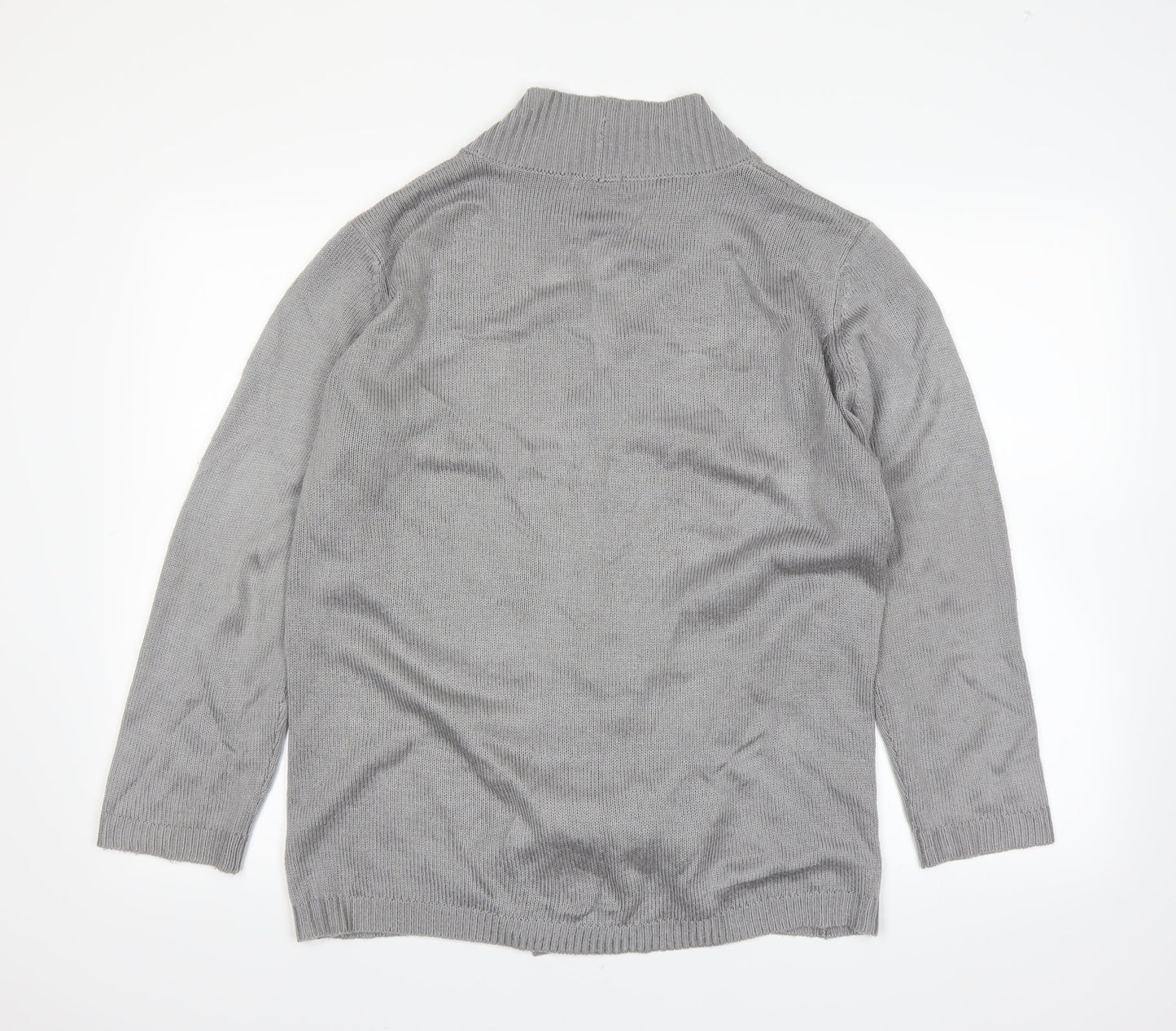 Damart Womens Grey   Cardigan Jumper Size 14