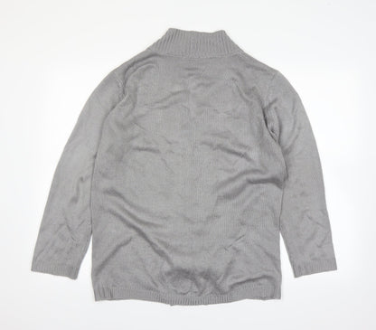 Damart Womens Grey   Cardigan Jumper Size 14