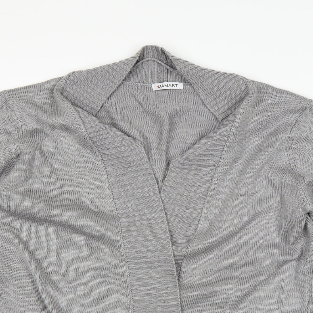 Damart Womens Grey   Cardigan Jumper Size 14