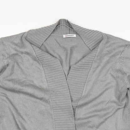 Damart Womens Grey   Cardigan Jumper Size 14