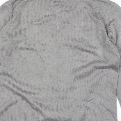 Damart Womens Grey   Cardigan Jumper Size 14