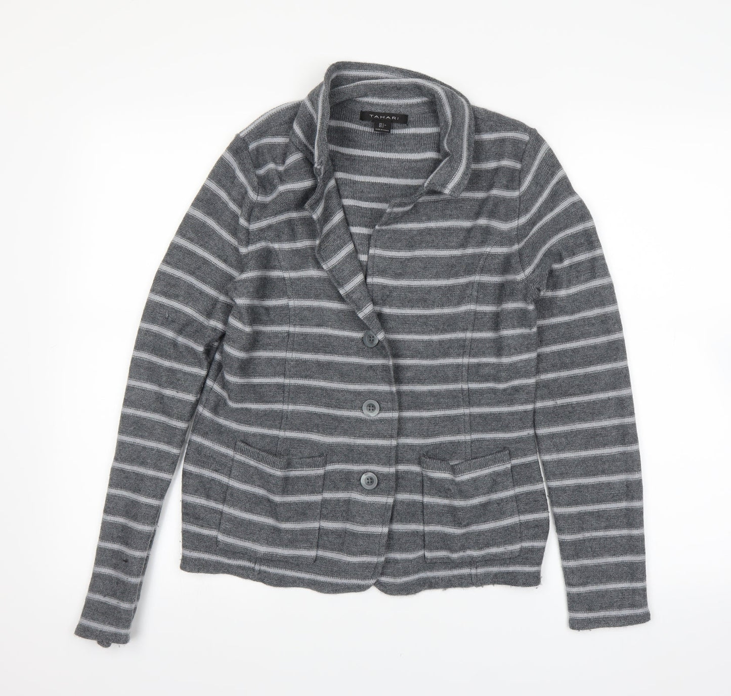 Womens UK Size L Tahari Grey Jacket