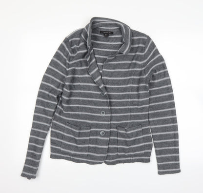 Womens UK Size L Tahari Grey Jacket