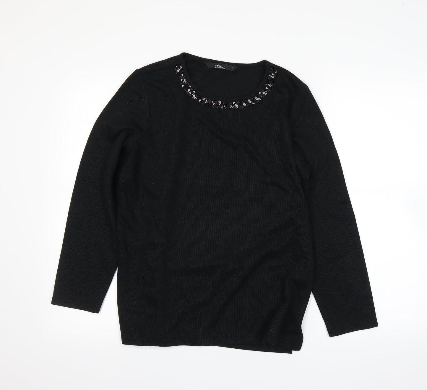 BM Womens Black   Pullover Jumper Size S