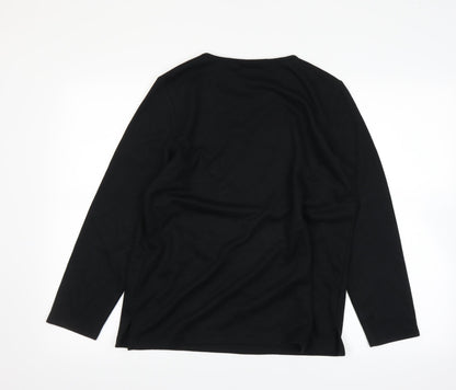 BM Womens Black   Pullover Jumper Size S
