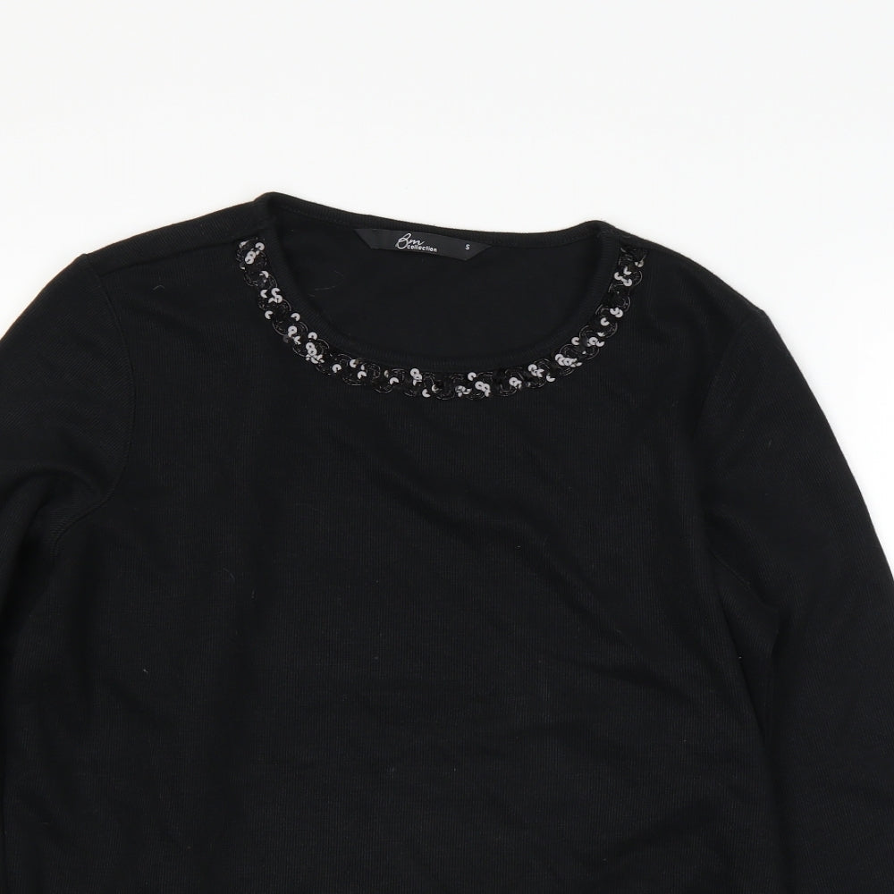 BM Womens Black   Pullover Jumper Size S