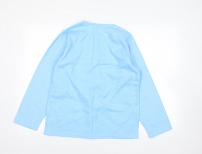 mullicolox Womens Blue   Pullover Jumper Size M