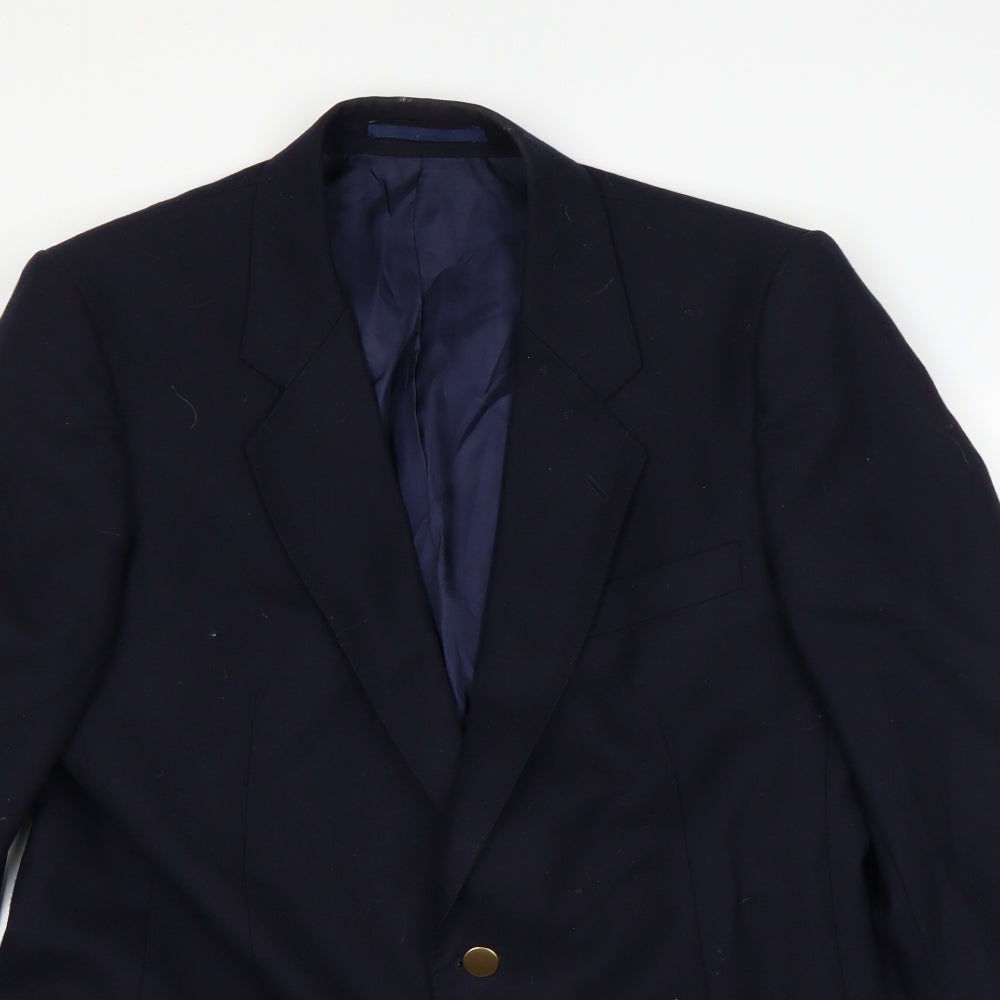 hepsworth Mens Blue   Jacket Suit Jacket Size 38
