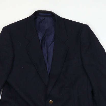 hepsworth Mens Blue   Jacket Suit Jacket Size 38