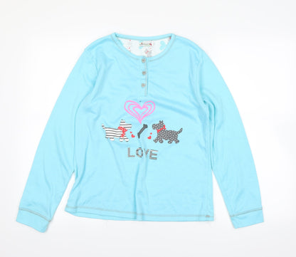 cortesoftia Womens Blue   Pullover Jumper Size M