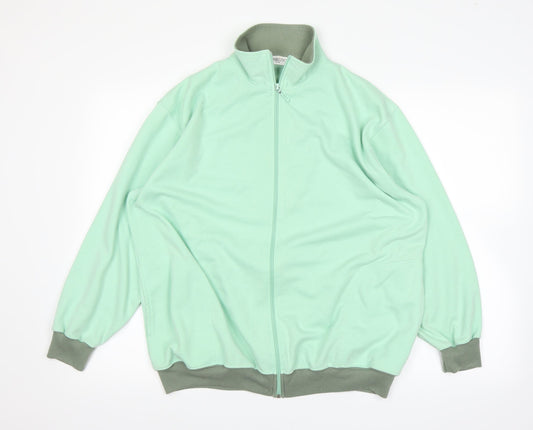 fabrizio Womens Green   Full Zip Jumper Size M