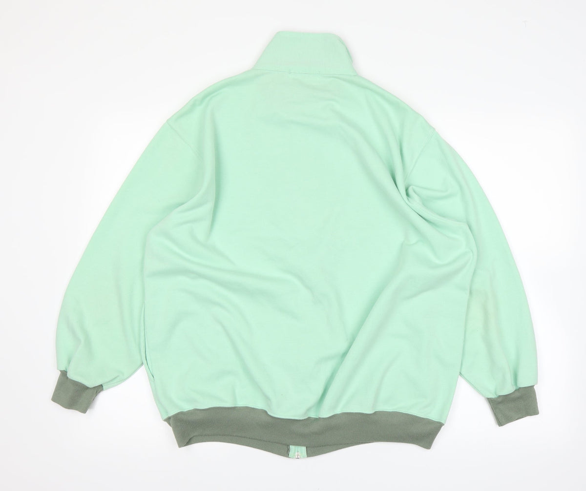 Fabrizio Womens Green   Full Zip Jumper Size M