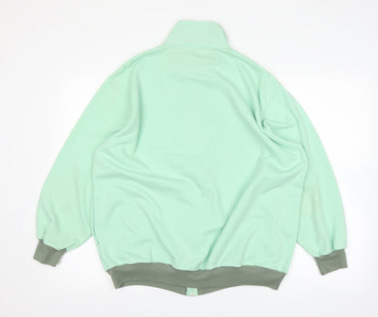 Fabrizio Womens Green   Full Zip Jumper Size M
