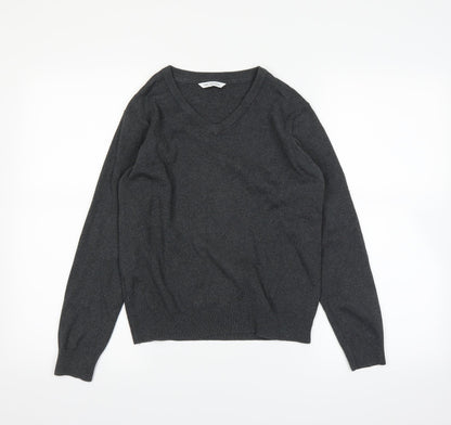 Marks and Spencer Girls Grey   Pullover Jumper Size 12-13 Years