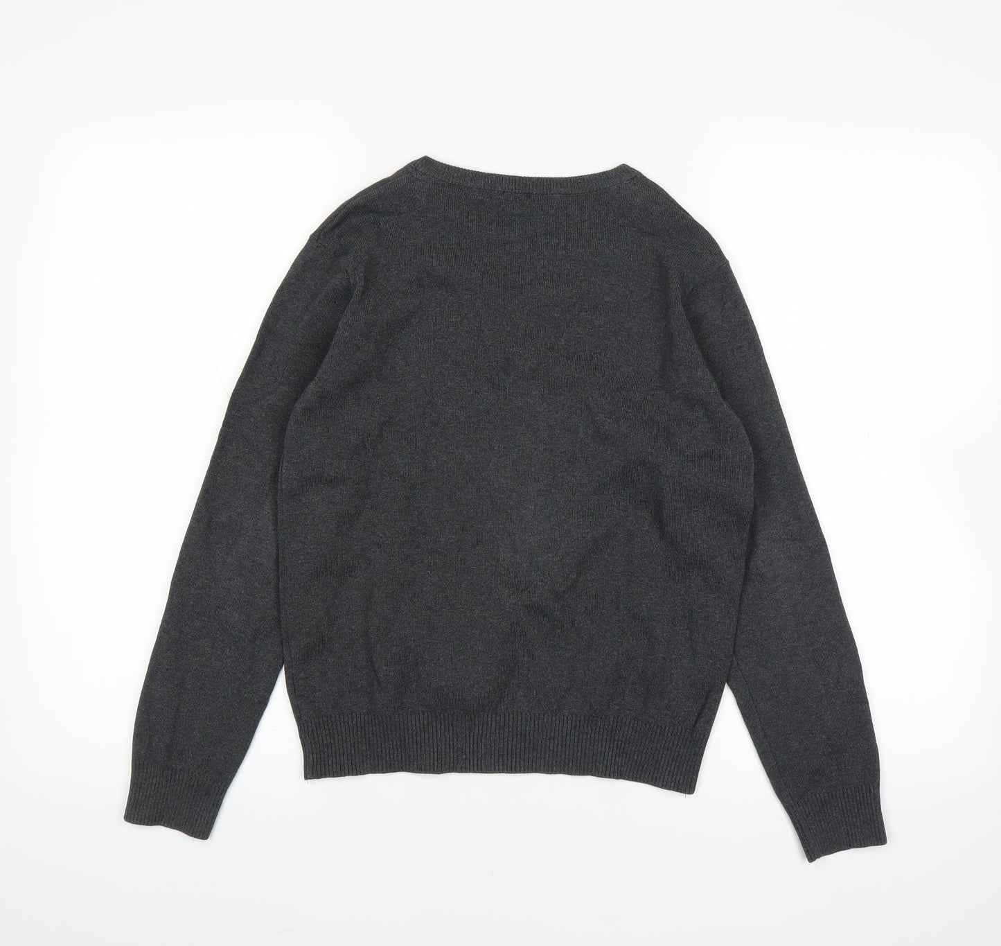 Marks and Spencer Girls Grey   Pullover Jumper Size 12-13 Years