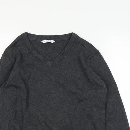 Marks and Spencer Girls Grey   Pullover Jumper Size 12-13 Years