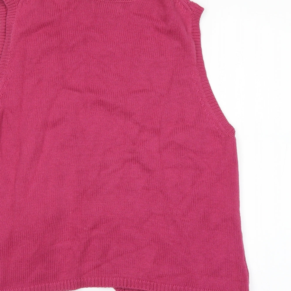 VanHeusen Womens Pink   Cardigan Jumper Size M