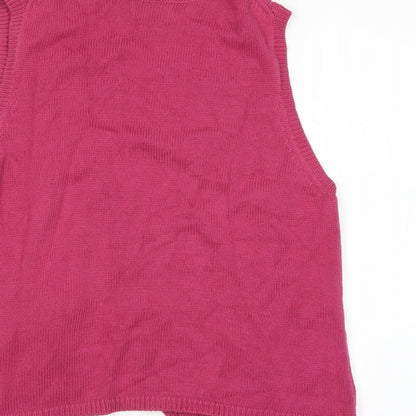 VanHeusen Womens Pink   Cardigan Jumper Size M