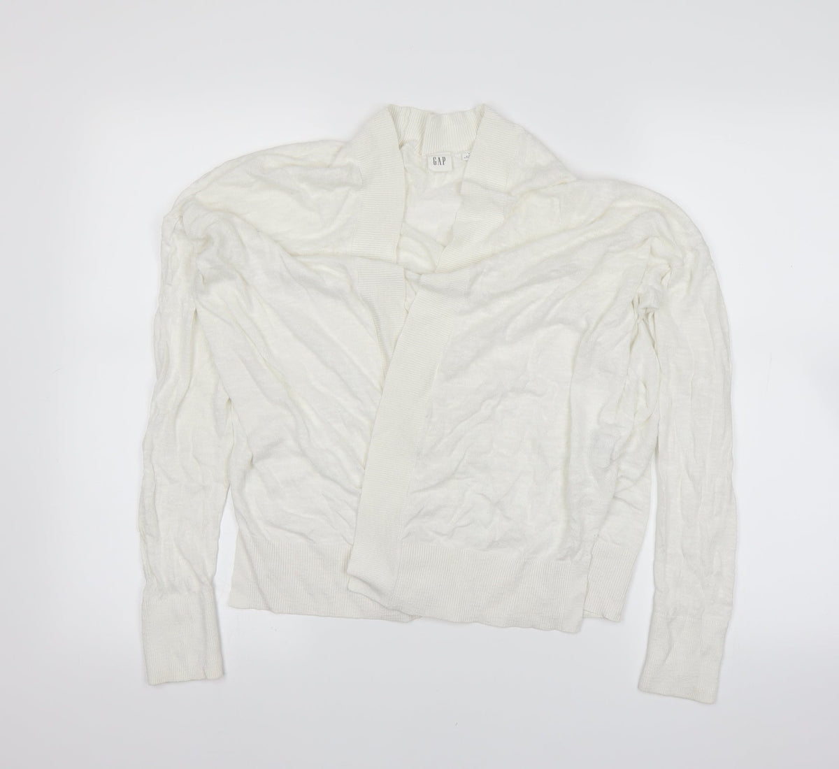 Gap Womens White   Cardigan Jumper Size S