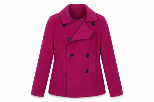 Womens UK Size 14 F&F Pink Overcoat