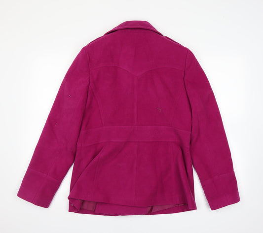 F&F Womens Pink   Overcoat Coat Size 14