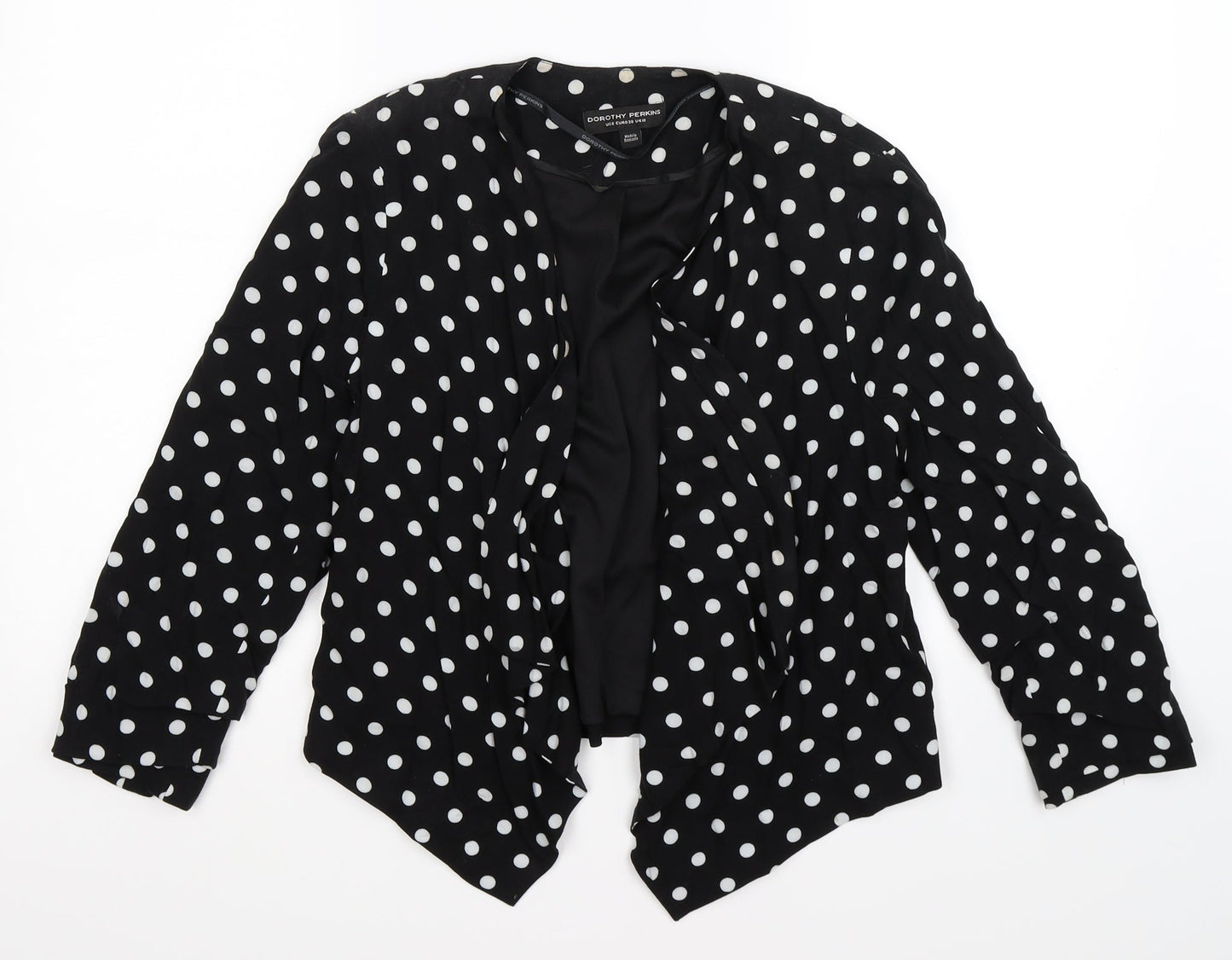 Womens UK Size 10 Dorothy Perkins Black Jacket