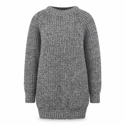 Boohoo Womens Grey  Knit Pullover Jumper Size S