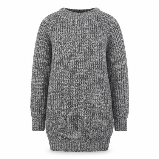 Boohoo Womens Grey  Knit Pullover Jumper Size S