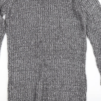 Boohoo Womens Grey  Knit Pullover Jumper Size S