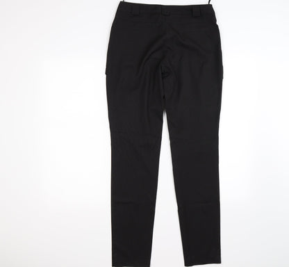 mare sole Womens Black Striped  Trousers  Size 10 L31 in