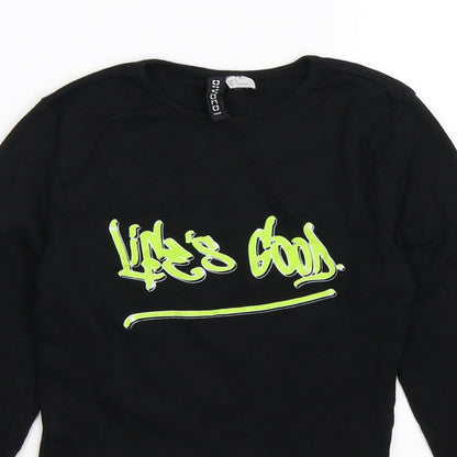 Divided Womens Black   Basic T-Shirt Size S  - life's good