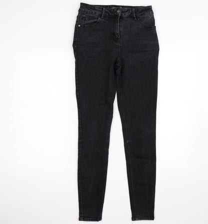 /denim Womens Black  Denim Skinny Jeans Size 12 L27 in