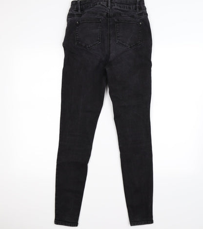 /denim Womens Black  Denim Skinny Jeans Size 12 L27 in
