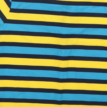 Lonsdale Boys Blue Striped  Basic Polo Size 7-8 Years