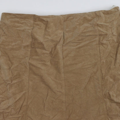 Womens UK Size 20 isle Tulip Velour Skirt