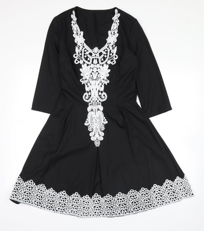 no brand Womens Black   Shirt Dress  Size S