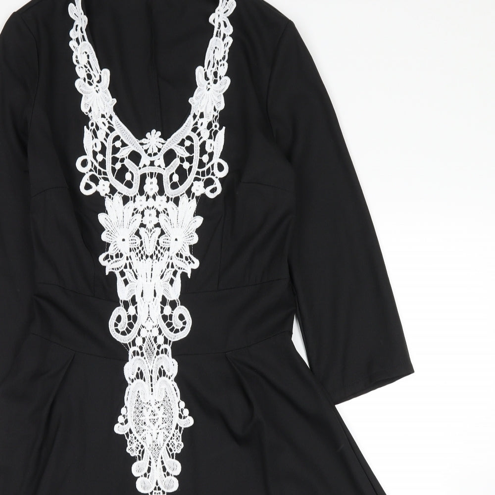 no brand Womens Black   Shirt Dress  Size S