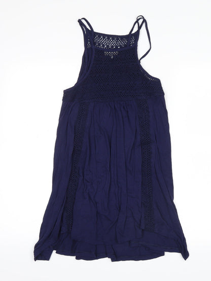 Papaya Womens Blue   Tank Dress  Size 8