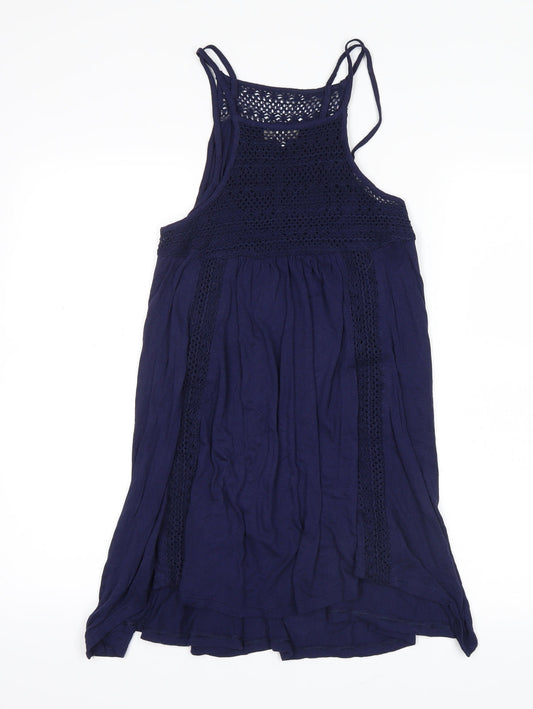 Papaya Womens Blue   Tank Dress  Size 8