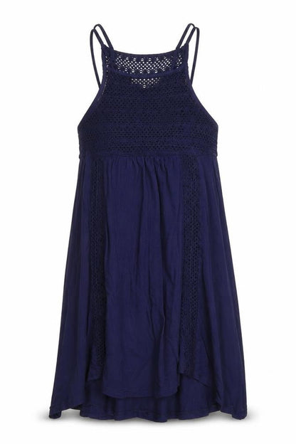 Papaya Womens Blue   Tank Dress  Size 8