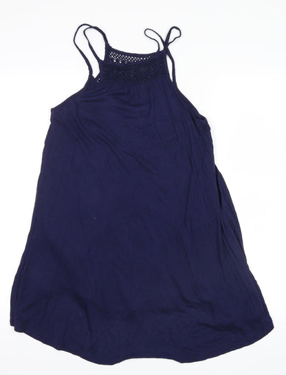 Papaya Womens Blue   Tank Dress  Size 8