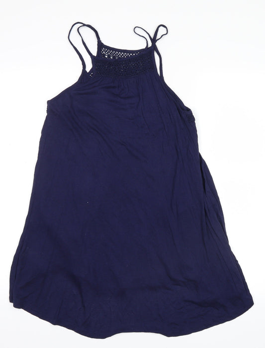 Papaya Womens Blue   Tank Dress  Size 8